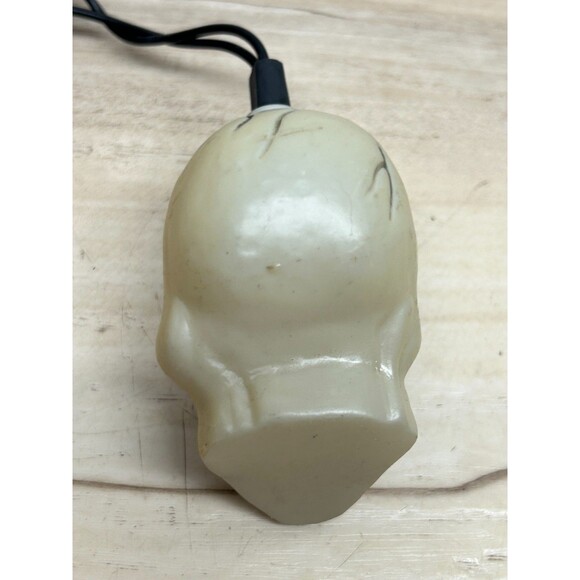 Halloween Plastic Artificial Skull Garland Electric String Lights Decoration - Picture 5 of 14